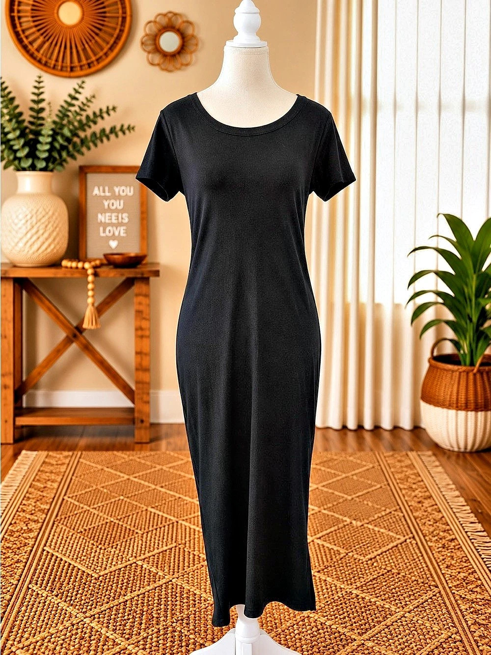 Black Maxi Dress Like New